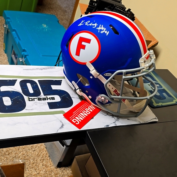 Kyle Pitts Signed Full Size Authentic College Helmet - Picture 1 of 4